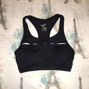 NWOT Black Sports Bra